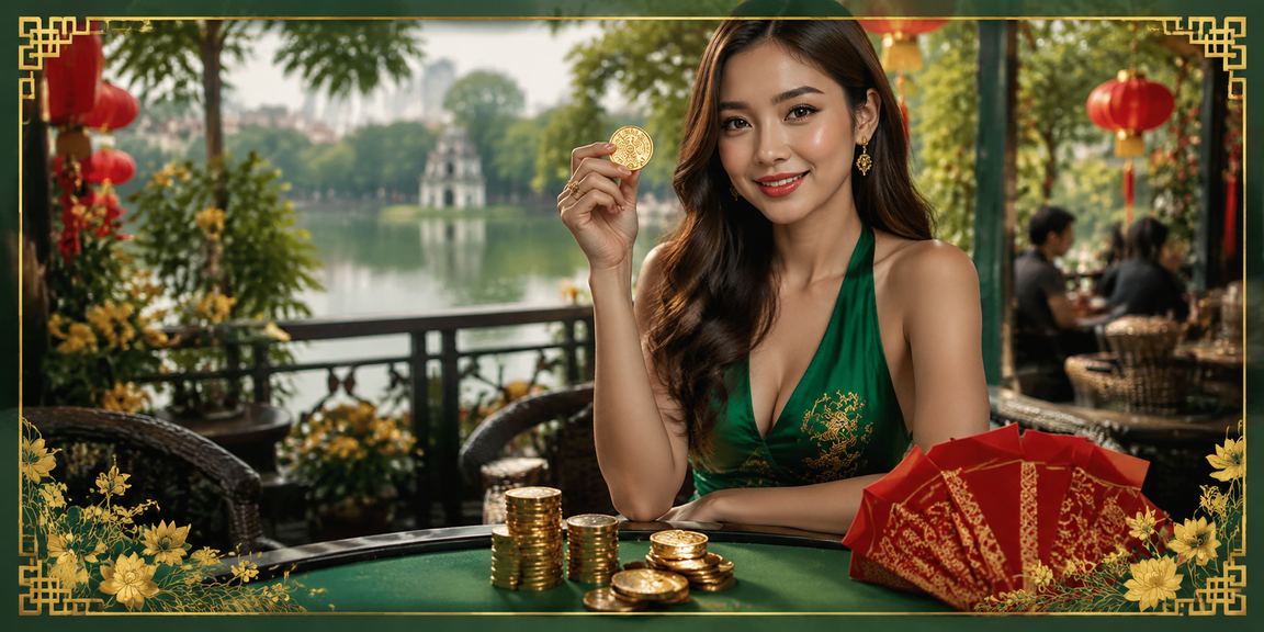 Phong bì đỏ may mắn và cà phê Hà Nội — biểu tượng thưởng Tết tại pdf24
